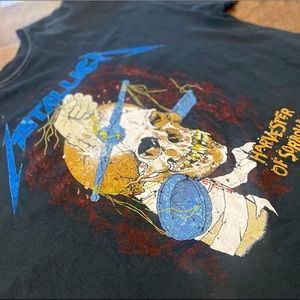 Metallica Oversized Glitter Tee